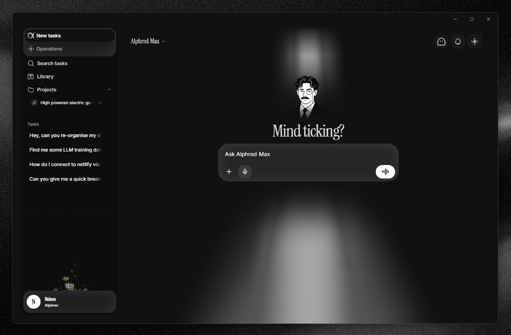 Alphred desktop app